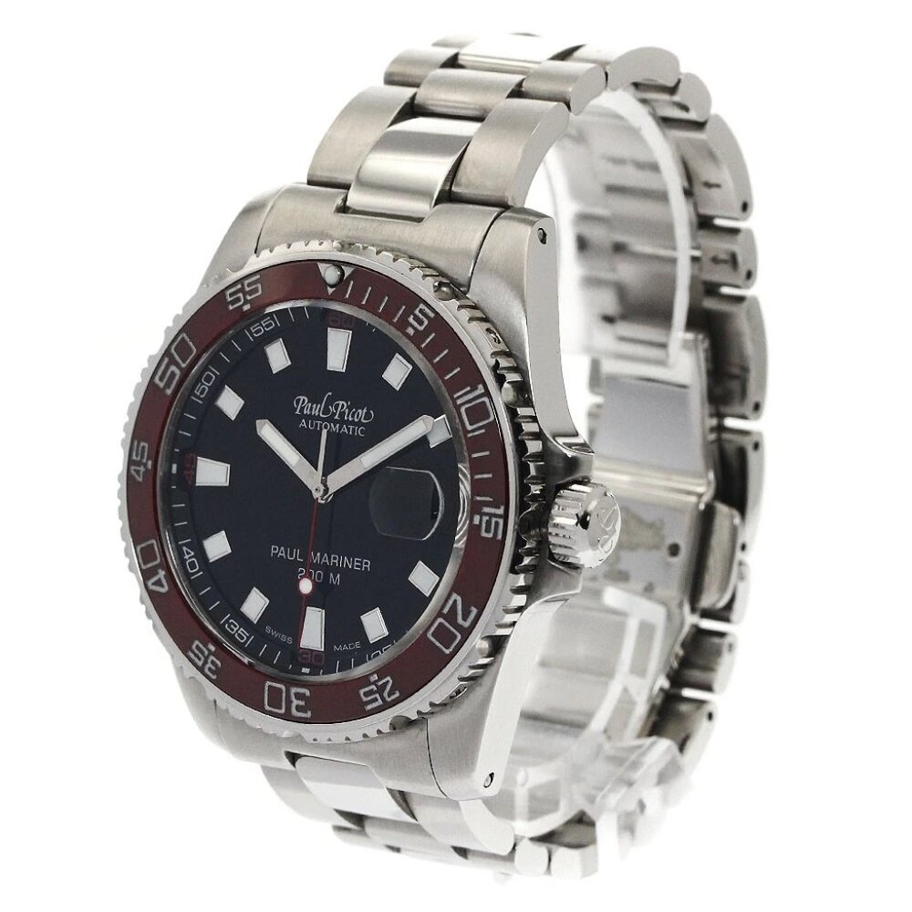 Paul Picot Paul Mariner 4352 Chronograph black Dial Automatic Men's Watch_879285